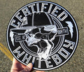10 IN. DIA. / CERTIFIED WHITEBOY EMBROIDERED PATCH