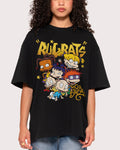 90s Baby Black Oversized Tee