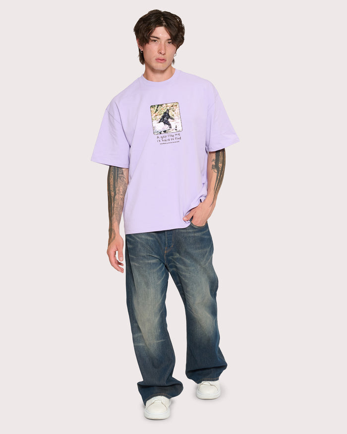 A Guy Like Me is Hard to Find Lilac Oversized Tee