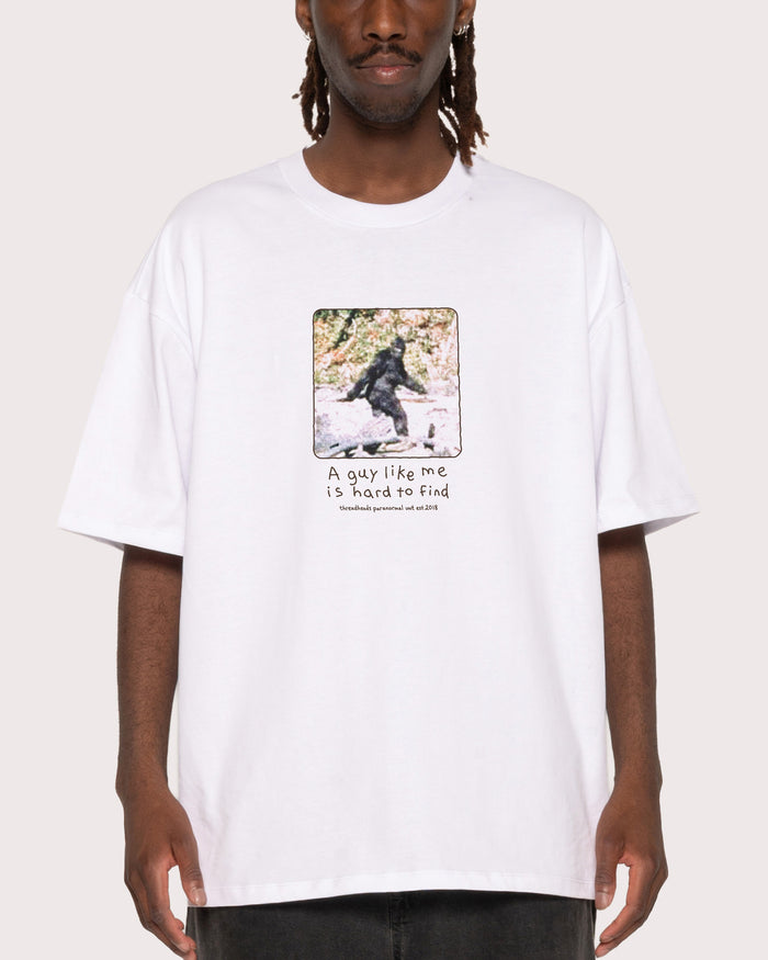 A Guy Like Me is Hard to Find White Oversized Tee