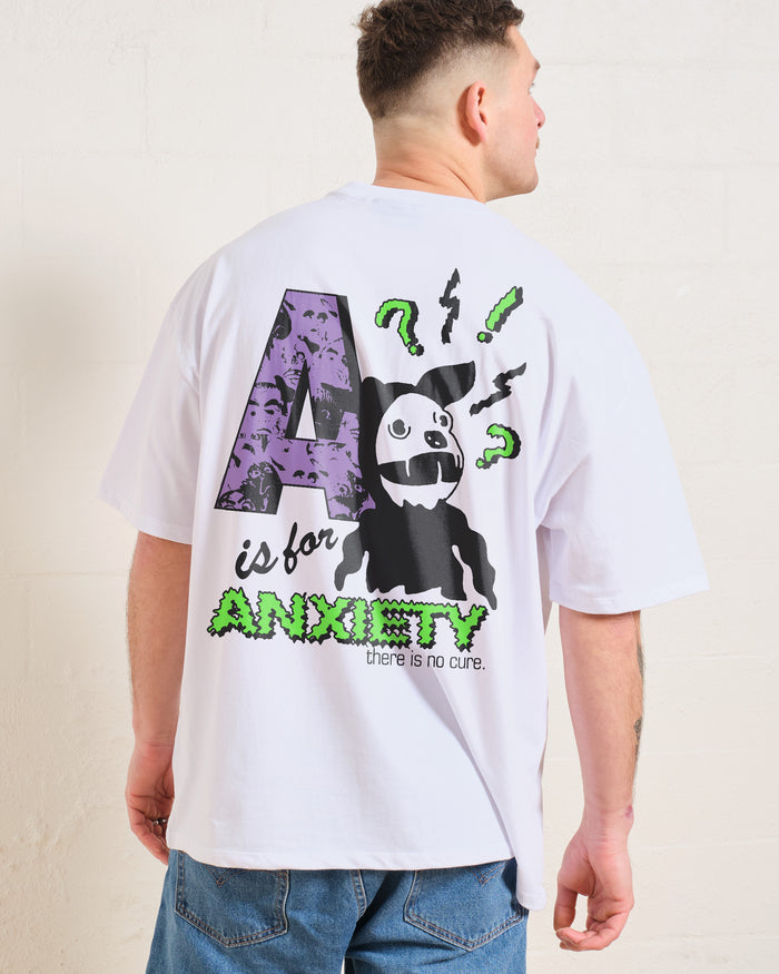 A Is For Anxiety Oversized Tee