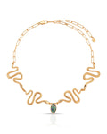 Abalone Serpentina Snake Choker