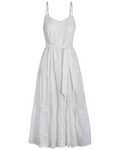 Addyson Dress In Fresh White Eyelet