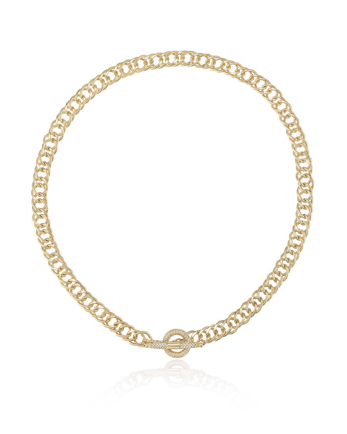 All About That Chain Crystal Necklace