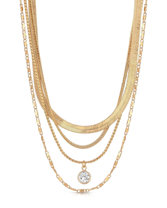 All the Chains Layered Necklace