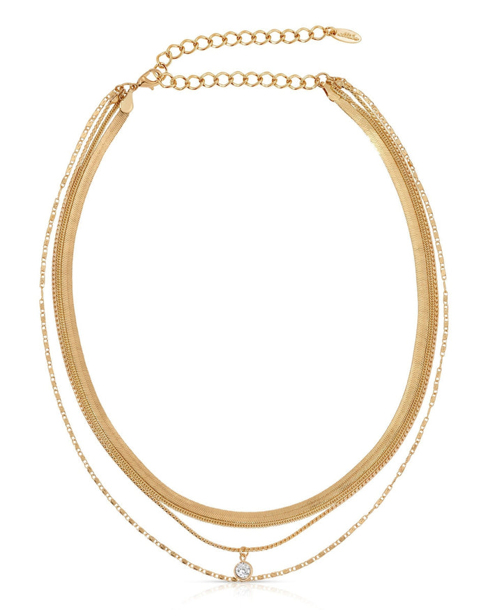 All the Chains Layered Necklace