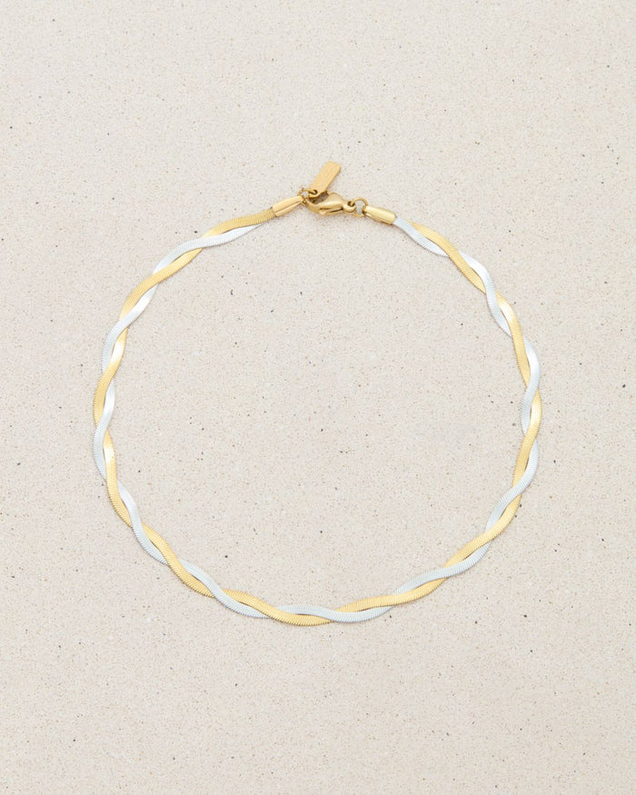 AMINA ANKLET MIXED METAL