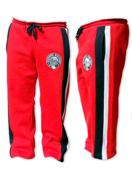 ANGRY WHITE BOY EMBROIDERED SWEATPANTS
