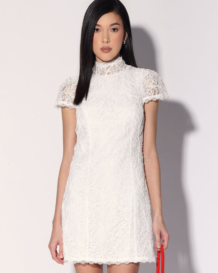Ariana Dress, White Lace
