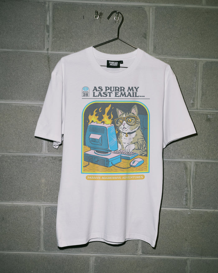 As Purr My Last Email T-Shirt Australia Online