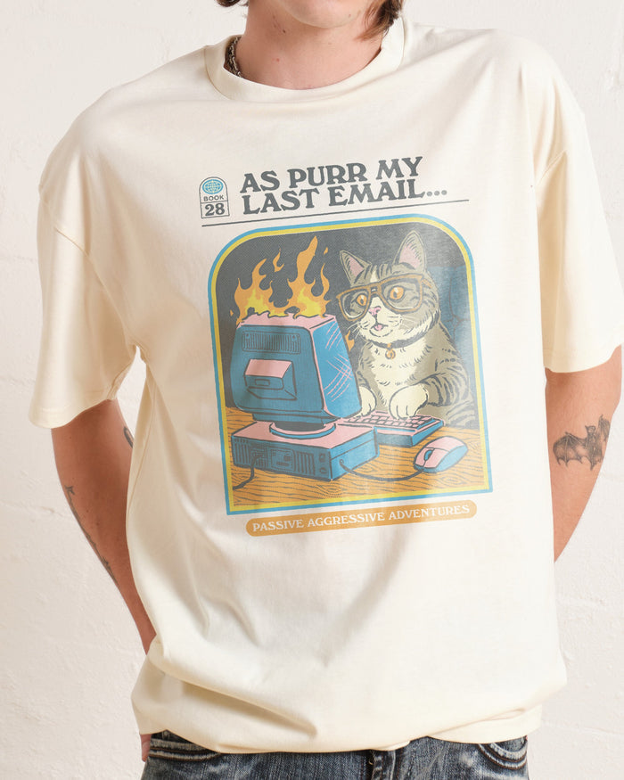 As Purr My Last Email T-Shirt Australia Online