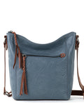 Ashland Crossbody - Leather - Maritime Wave Embossed