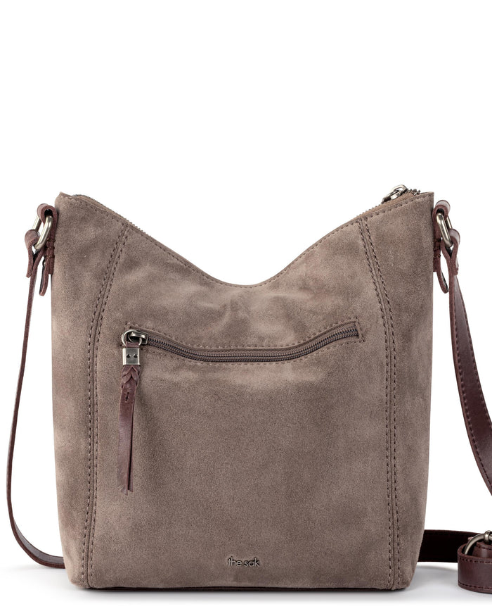 Ashland Crossbody - Leather - Mushroom Suede