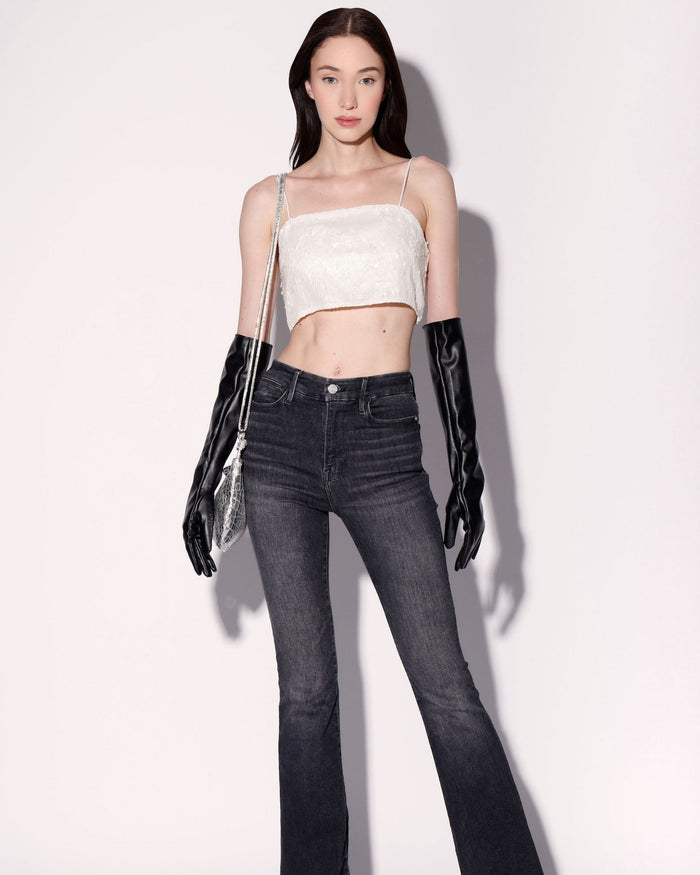 Audrine Top, Vanilla Cloud Sequin