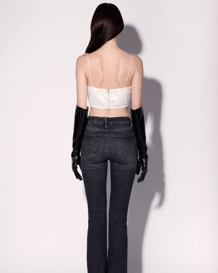 Audrine Top, Vanilla Cloud Sequin