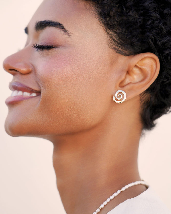 Aura Swirl Studs