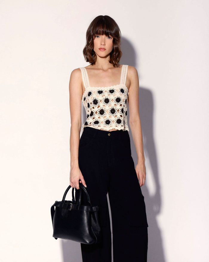 Beverly Tank Top, Dot Crochet