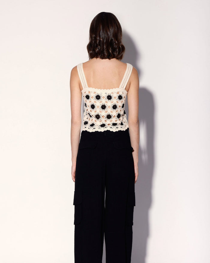 Beverly Tank Top, Dot Crochet