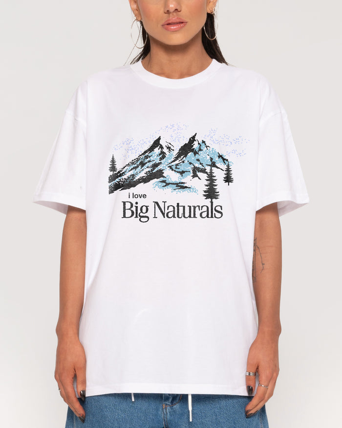 Big Naturals White T-Shirt