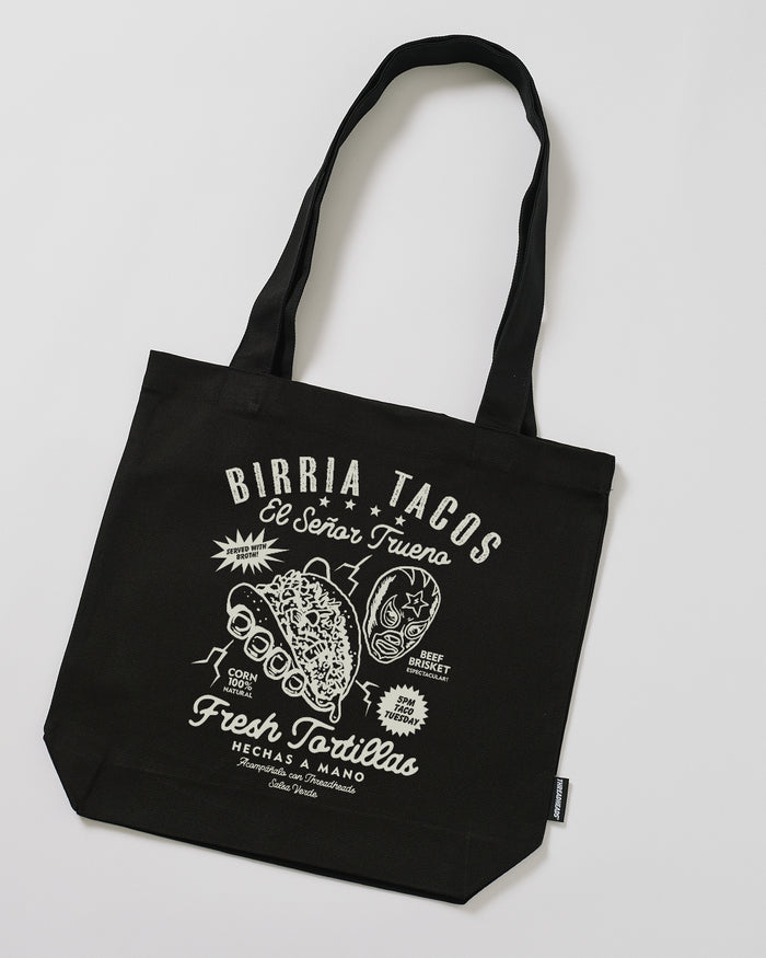 Birria Tacos El Senor Trueno Tote Bag Australia