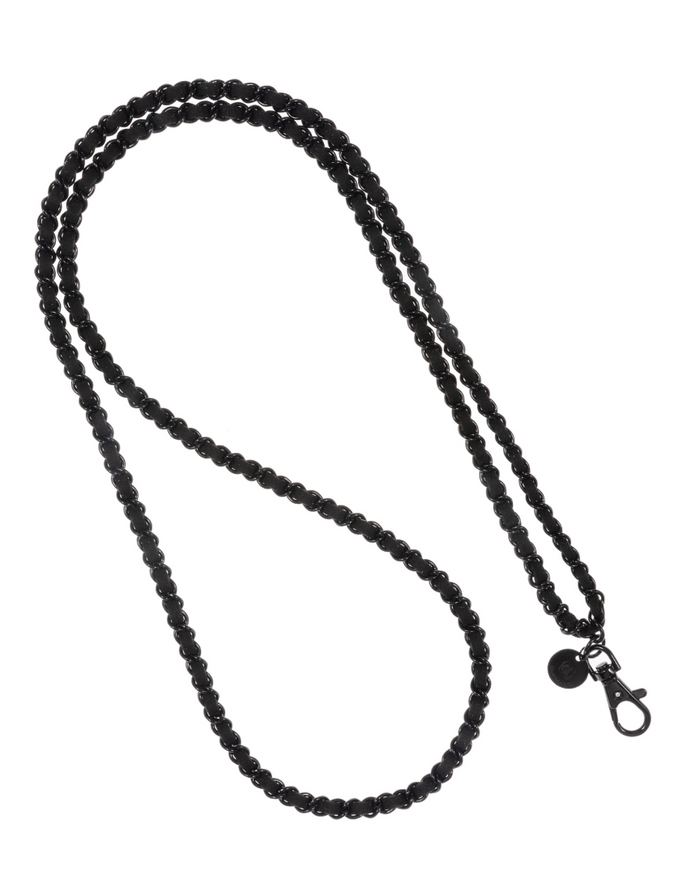 Black on Black Crossbody Phone Chain