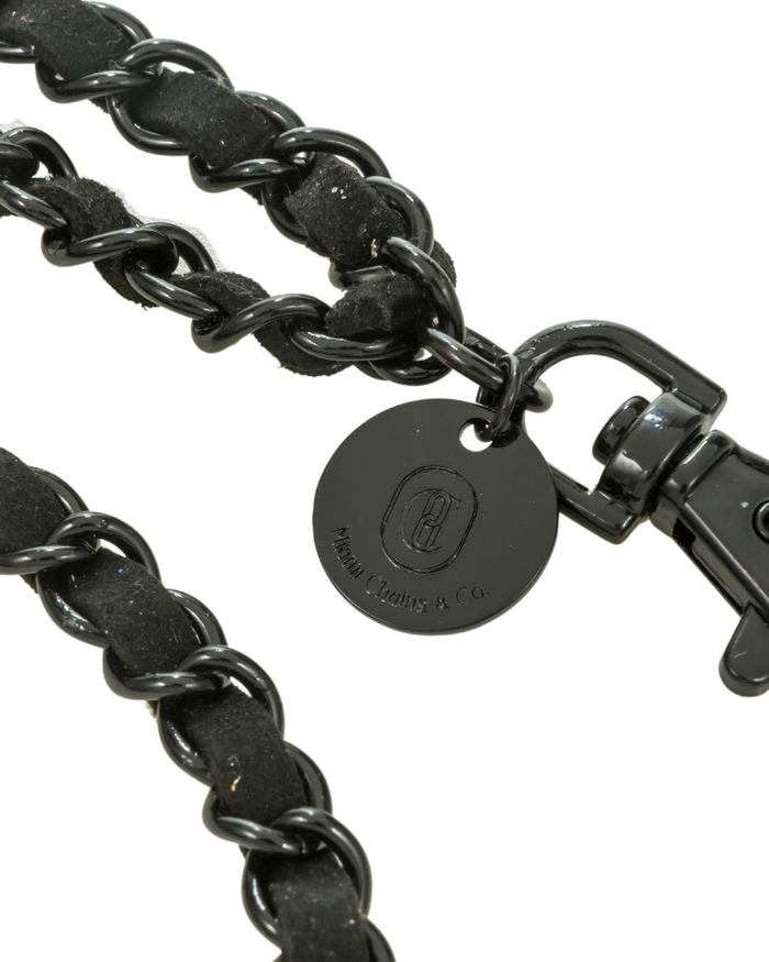 Black on Black Crossbody Phone Chain