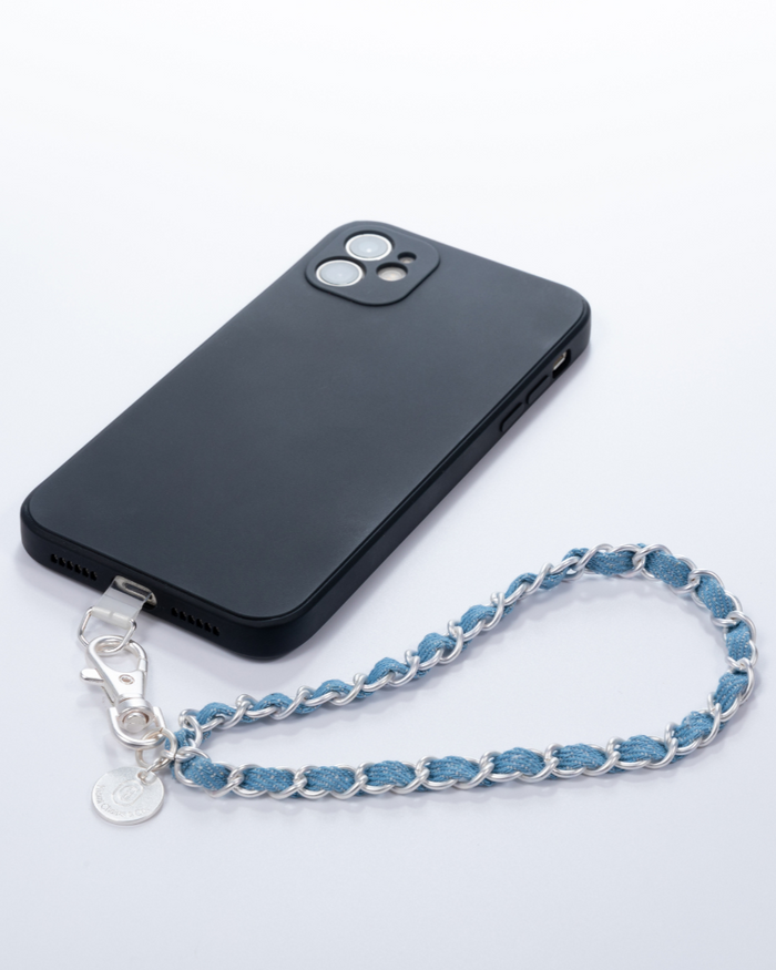 Blue Jeans Phone Wristlet