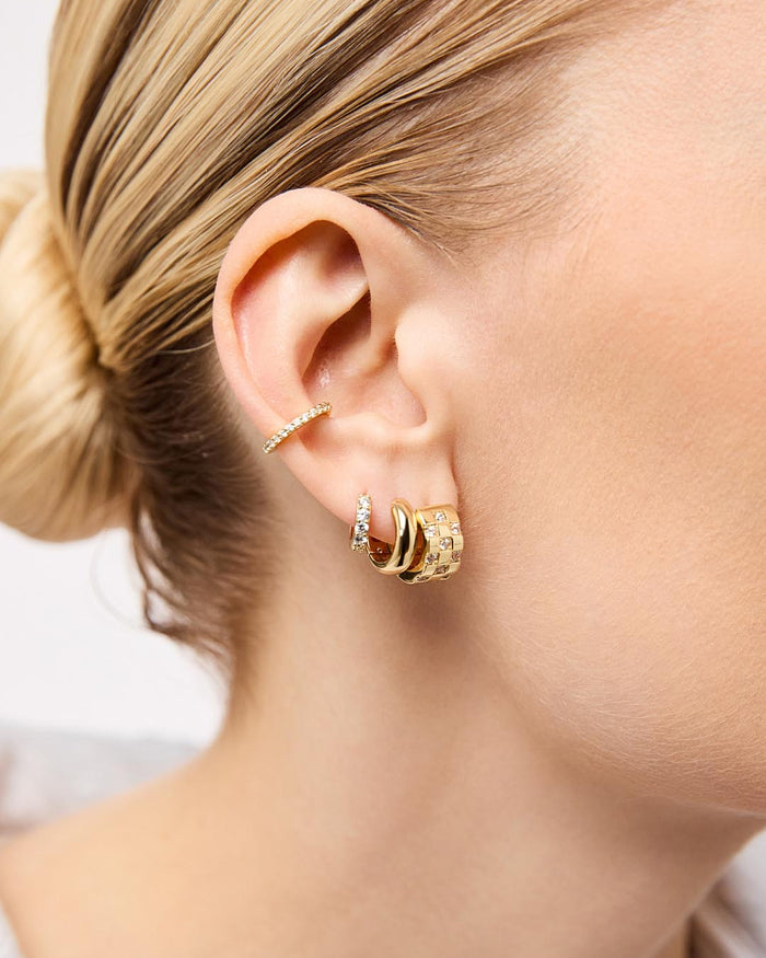 Bold Huggie Hoops - Giulia