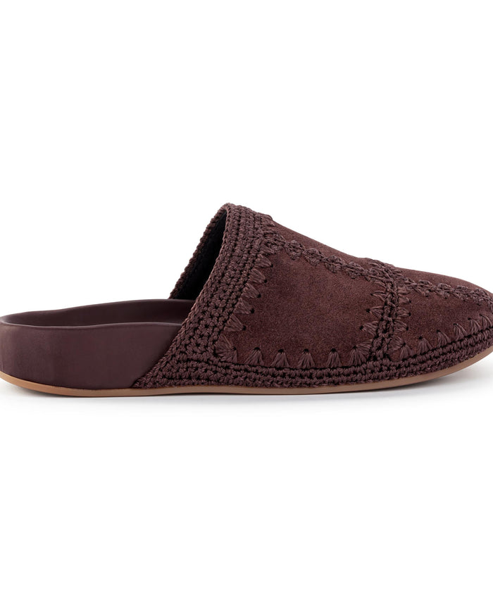 Bolinas Clog - Leather - Mahogany Suede Patch