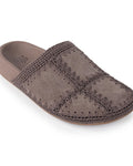 Bolinas Clog - Leather - Mushroom Suede Patch