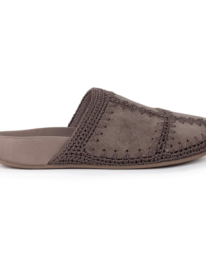 Bolinas Clog - Leather - Mushroom Suede Patch
