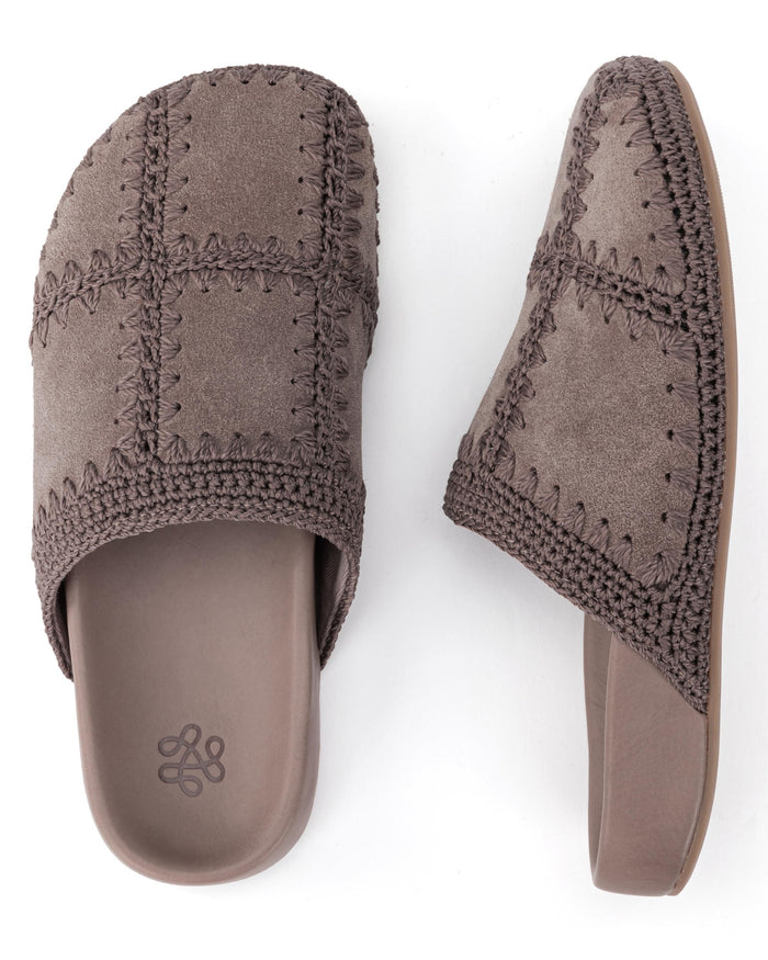 Bolinas Clog - Leather - Mushroom Suede Patch