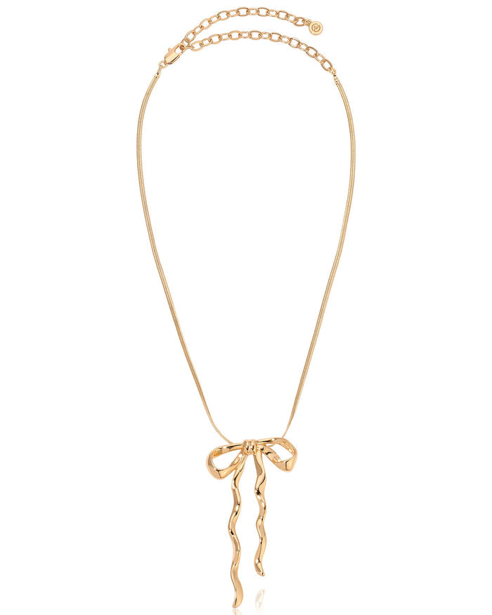 Bow Organica Pendant Necklace