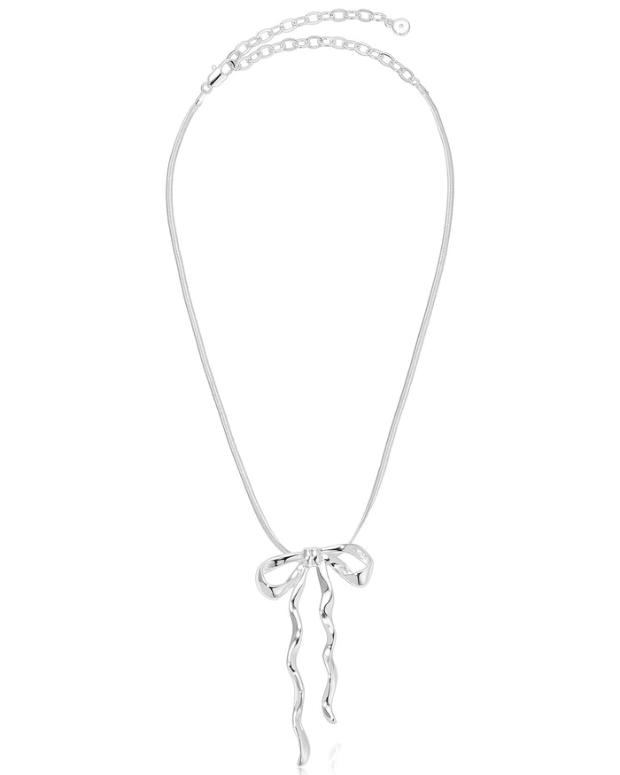 Bow Organica Pendant Necklace