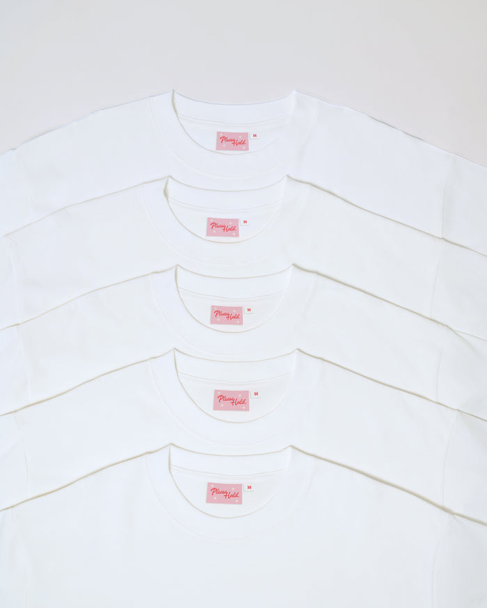 Boxy Tee 5-Pack: White