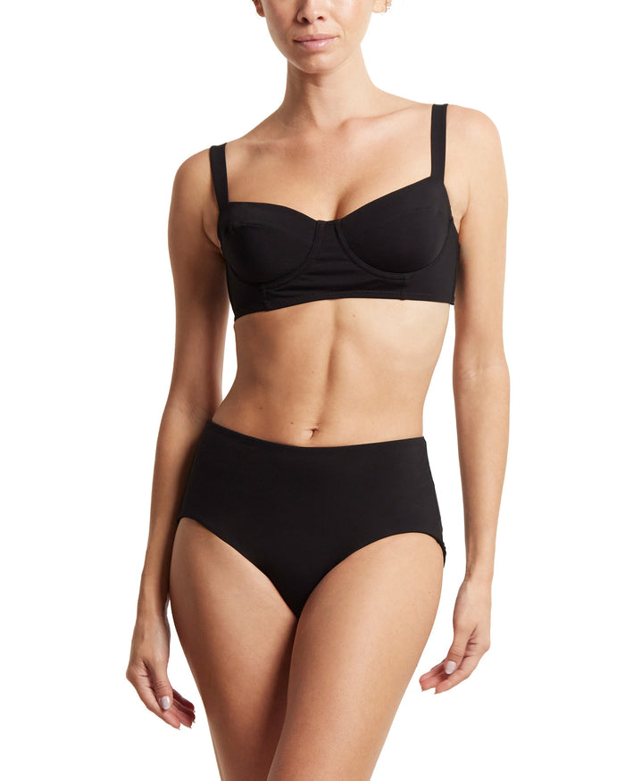 Boyshort Swimsuit Bottom Black