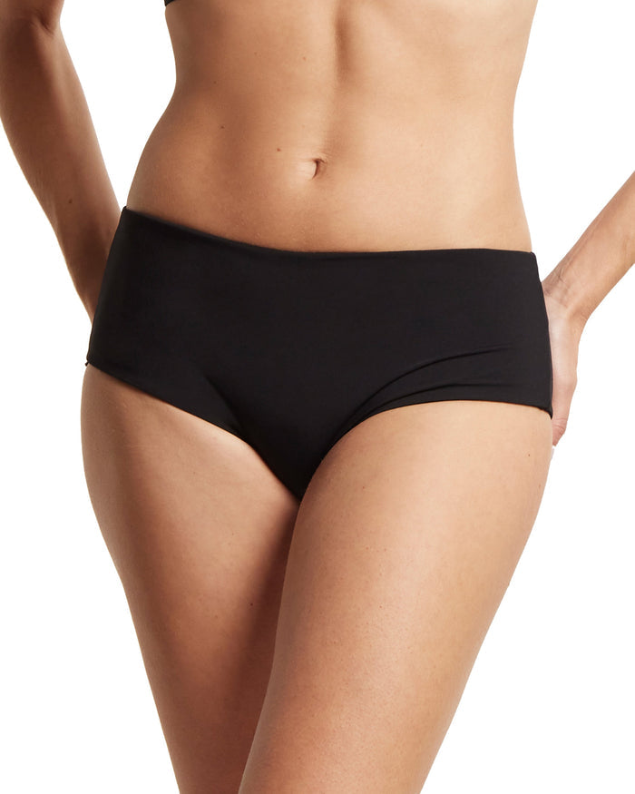 Boyshort Swimsuit Bottom Black