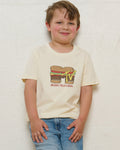 Burger MTV Logo Natural Kids T-Shirt