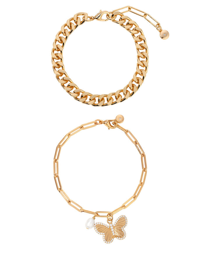 Butterfly Bracelet Set