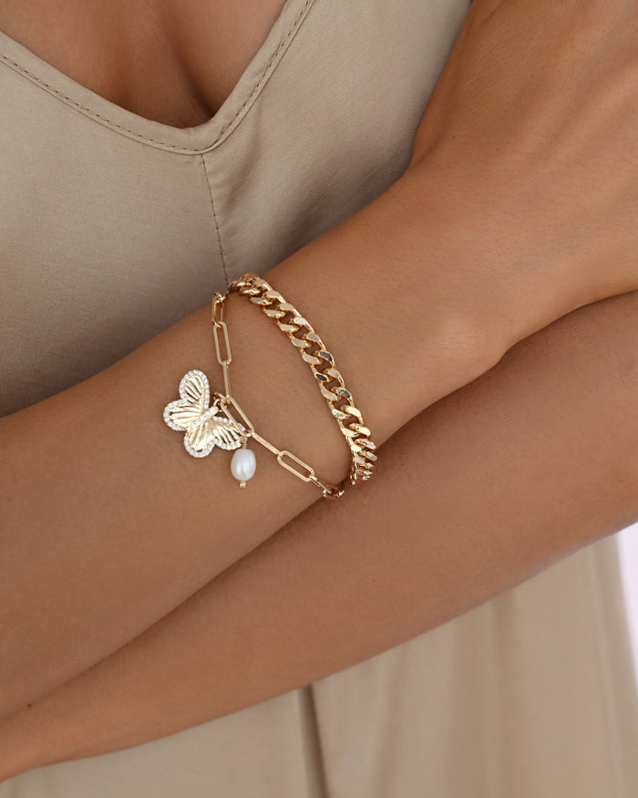 Butterfly Bracelet Set