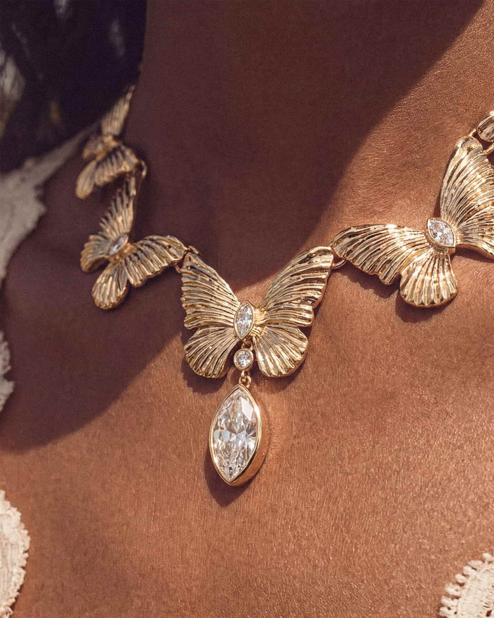 Butterfly Choker Necklace