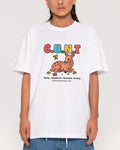 Caring Unbothered Nourished Thriving White T-Shirt