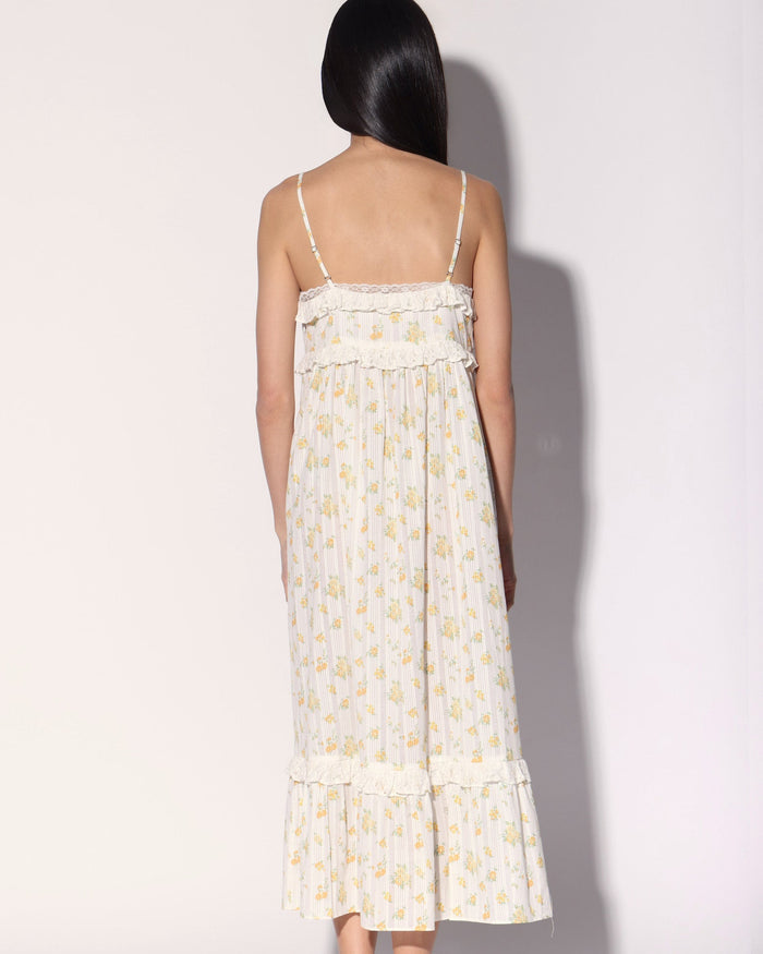 Carla Dress, Yellow Bouquet