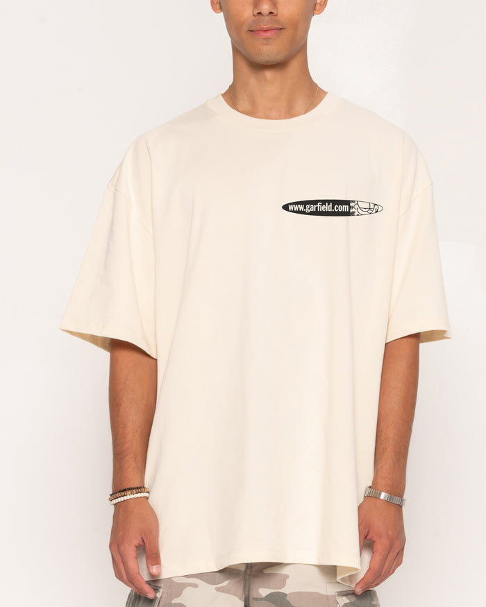 Catvertisment Natural Oversized Tee