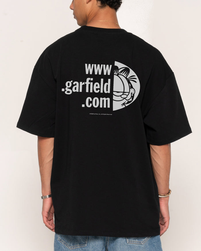 Catvertisment Black Oversized Tee