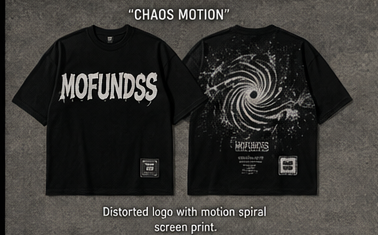 Chaos Motion Graphic Tee