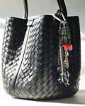 Charcoal Chic Bag Charm
