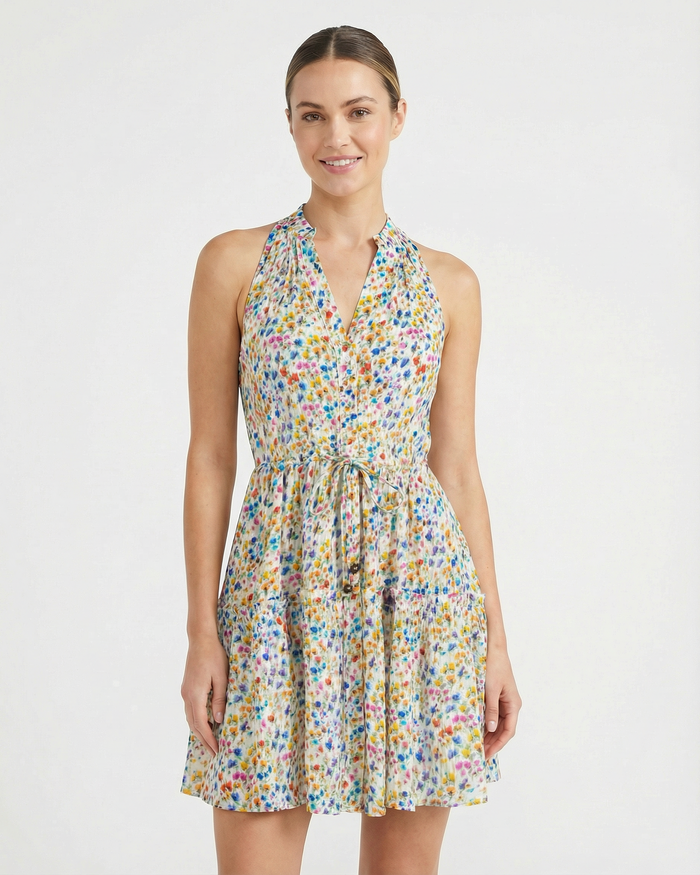 Charlotte Dress In Wildflower Fields