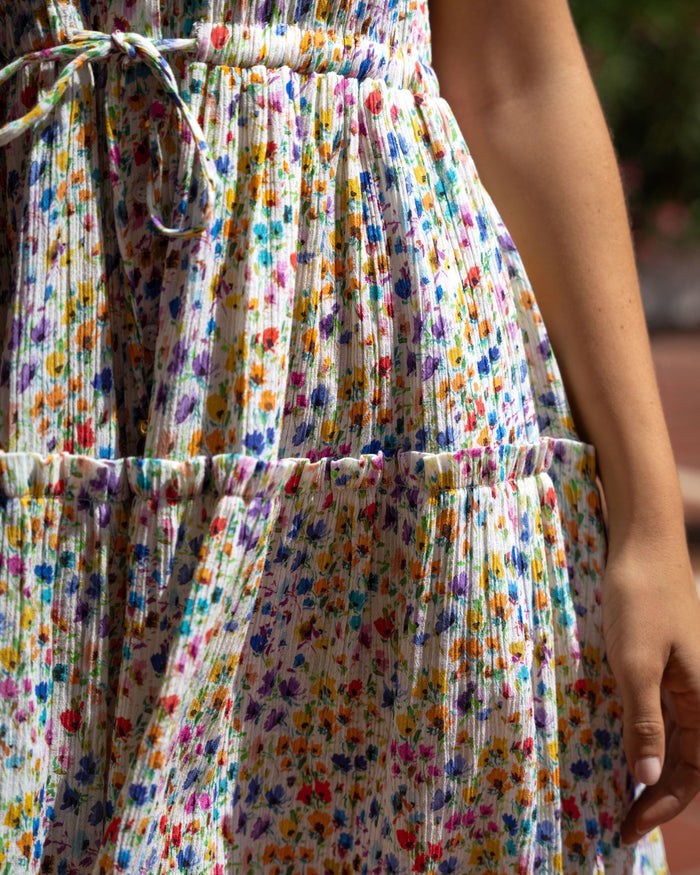 Charlotte Dress In Wildflower Fields