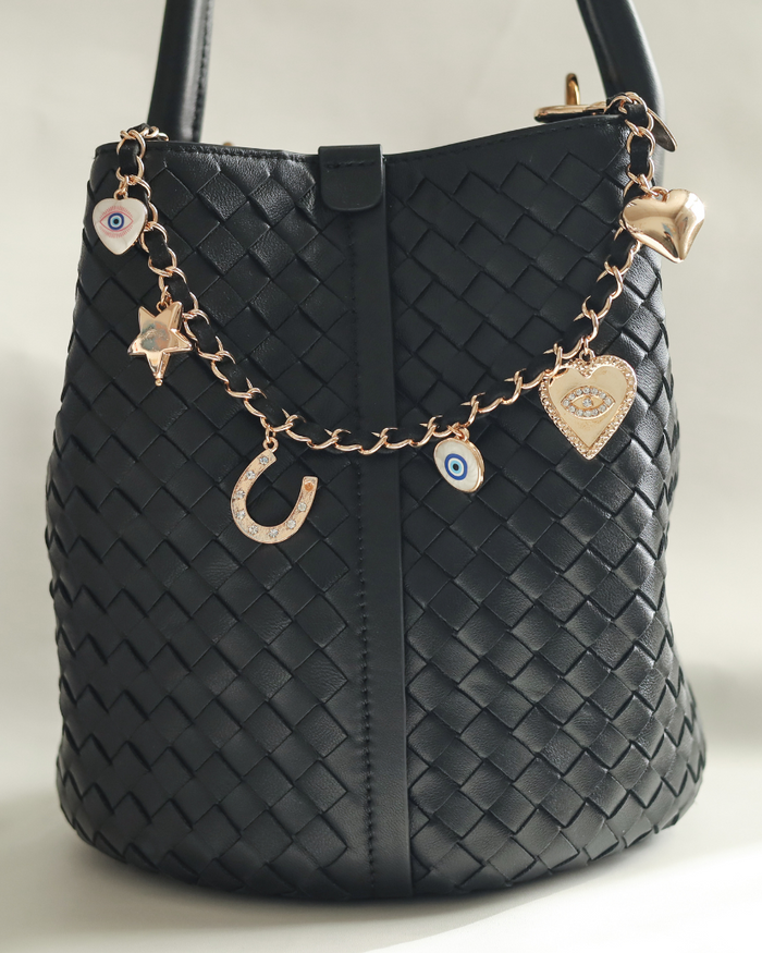 Charm & Chance Black Bag Charm